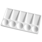 Палитра пластиковая прямоугольная с углублениями КИТАЙ