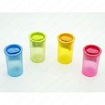 Точилка пластиковая двойная KUM с контейнером - цилиндр