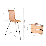 Этюдник ГАММА "Московская палитра" бук, алюминий