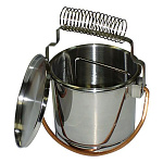 Кистемойка стальная с крышкой КИТАЙ