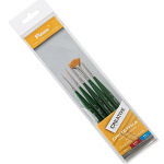 Набор кистей PINAX "Creative" синтетика для миниатюр, 5шт