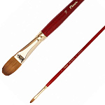 Кисть синтетика овальная PINAX "Oro Rosso 757" ручка короткая