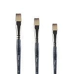 Кисть синтетика плоская PINAX "Artist's "Hi-Tech 224" ручка короткая