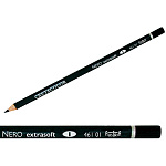 Карандаш угольный на масляной основе CRETACOLOR "Nero"