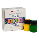 Набор красок акриловых по ткани DECOLA 9х20мл