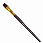 Кисть синтетика жесткая плоская PINAX "Creative 694" ручка короткая