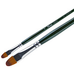 Кисть синтетика овальная PINAX "Creative 347" ручка короткая