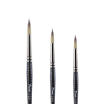 Кисть синтетика круглая PINAX "Artist's Hi-Tech 221" ручка короткая