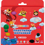 Набор воскового пластилина ЦВЕТИК со стеком 10цв