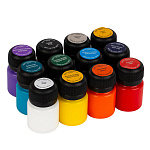 Набор красок акриловых по ткани DECOLA 12х20мл