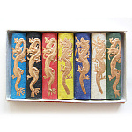 Набор цветной сухой туши для каллиграфии КИТАЙ 7цв