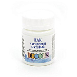 Лак акриловый матовый DECOLA