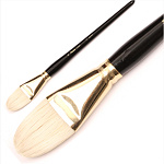 Кисть щетина овальная PINAX "Artist's Classic 117" ручка длинная