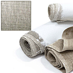 Холст в рулоне КОЛИБРИ "3010" театральный, 1х1,5м, лён 100%