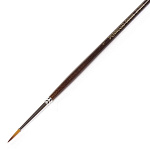 Кисть синтетика круглая PENNELLO "Deluxe" ручка длинная