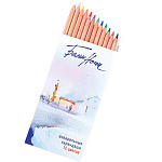 Набор акварельных карандашей БЕЛЫЕ НОЧИ "Pro" 12шт