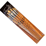 Набор кистей ROUBLOFF "Палитра-2" щетина овальная №4,6,7,10,12,14,18