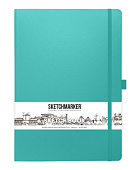Скетчбук для зарисовок SKETCHMARKER 140г/м2, 80л, 21х30, сшивка