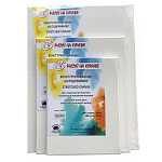 Холст на картоне РИСУЙ НА КУРАЖЕ мелкозернистый, хлопок 100%