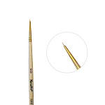 Кисть синтетика круглая ROUBLOFF "1312" ручка удлиненная