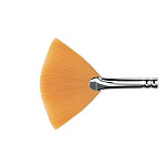 Кисть синтетика веерная ROUBLOFF "1272" ручка длинная