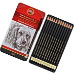 Набор чернографитных карандашей KOH-I-NOOR "Toison D’or 1900" 12шт