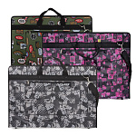 Папка на молнии ВЕЛЬМОЖА "Художник" 2 внешних кармана, текстиль