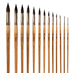 Кисть белка круглая АЛЬБАТРОС "Аврора"